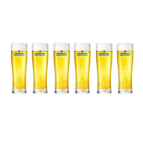 Lot De 6 Verres À Bière Heineken 25 Cl, Neuf Et Officiel