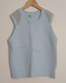 Pull En Maille Sans Manches