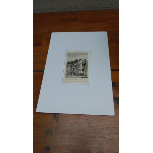 Gravure Xixe. Gravure Sur Acier. "Louis De Bourgogne.Géomètre À Huit Ans". Grav. Pour Illustrer Les "Elémens De Géométrie"