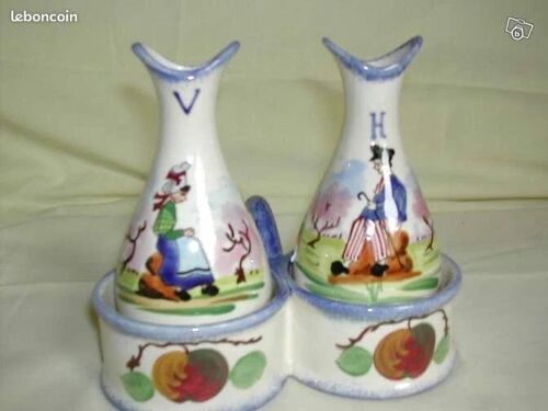 Service Condiments Huile Et Vinaigre Breton/E11