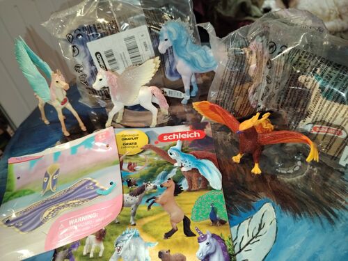 Lot De 8 Figurines Schleich Bayala + 1 Papo
