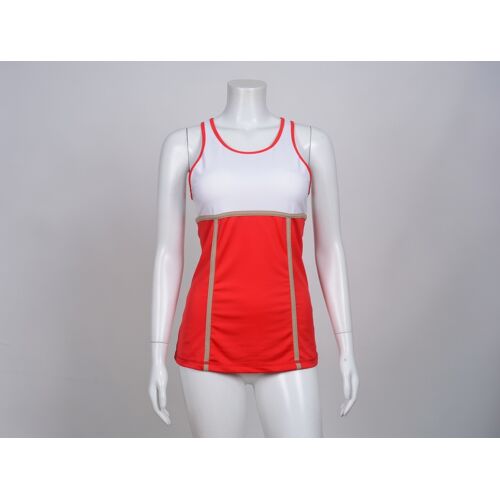 Top De Sport Ou Autre Blanc Et Rouge Avec Brassière Intégrée Taille M Java De Captain Tortue