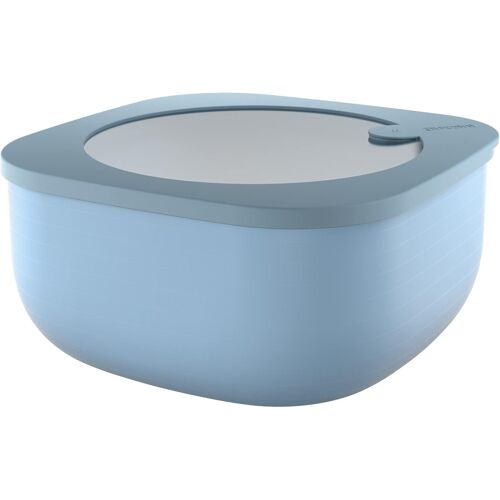 Kalanka-- Kitchen Active Design, Store&more, Récipient Hermétique Bas Pour Réfrigérateur/Congélateur/Micro-Ondes (L) - Bleu Clair, 19,5 X 19,5 X H9,3 Cm | 1900 Cc - 170704189