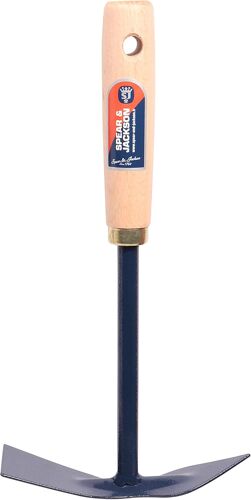 KALANKA-50571 Serfouette à Fleurs Panne et Langue Manche Bois