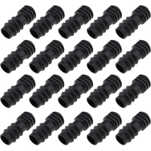 KALANKA-20 Pièces 1/2 Pouce Soaker Tuyau Poreux Qui Fuit Bouchon d'extrémité de Tuyau pour 15-16mm OD 13.2mm ID Systèmes d'irrigation de Jardin équipements d'arrosage Jardinage Noir