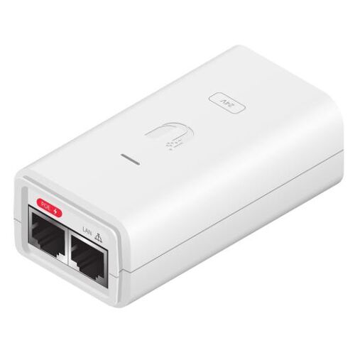 Ubiquiti POE-24-12W-G-WH adaptateur et injecteur PoE Gigabit Ethernet 24 V