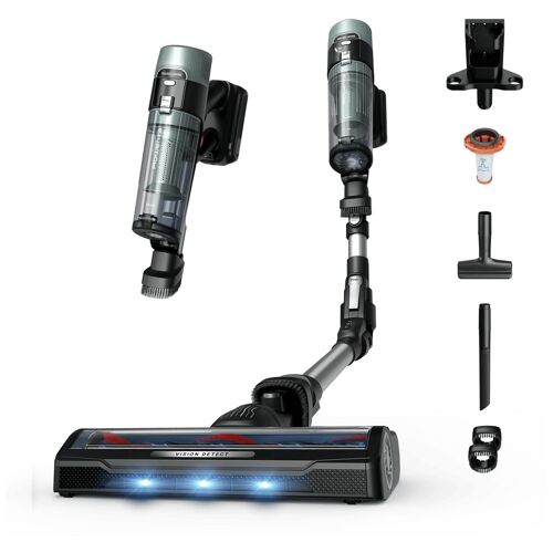 Rowenta X-Force Flex 10.80 Allergy RH7A36E0 aspirateur balai et balai électrique Batterie Sec Sans sac 0,44 L Vert et Noir