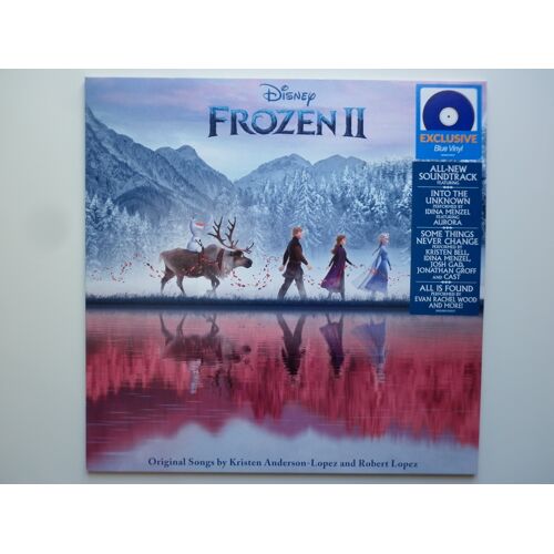 Kristen Anderson Lopez And Robert Lopez Album 33tours Vinyle Frozen Ii Exclusive Blue Vinyle