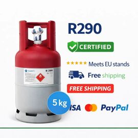 R290 5 kg - Gaz réfrigérant certifié UE