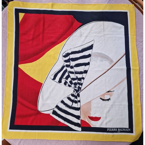 Foulard Pierre Balmain Années 80