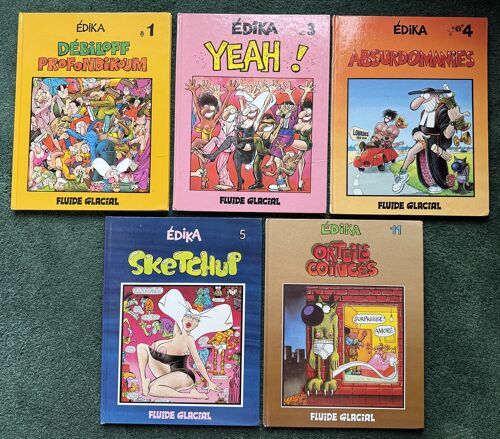 Edika - Lot De 5 Albums (Tomes 1-3-4-5-11)