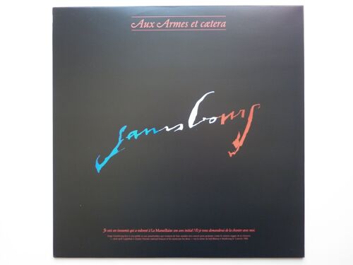 Serge Gainsbourg Maxi 45tours Vinyle Gainsbourg Aux Armes Et Cætera Édition Back To Black