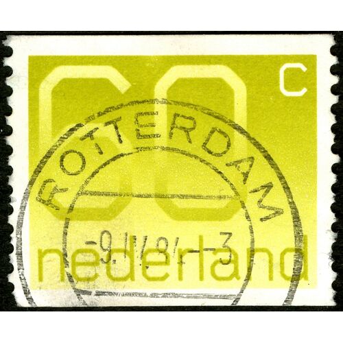 Timbre Oblitéré Nederland, 60 C