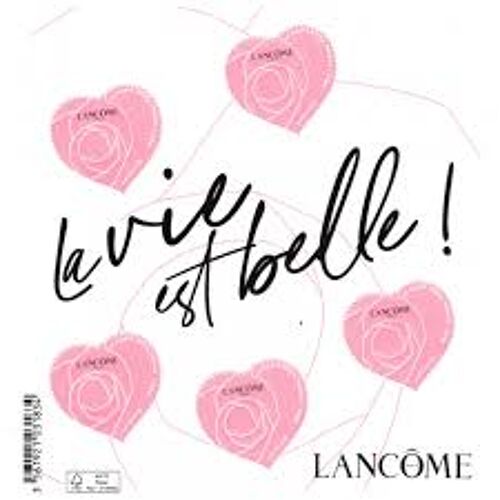 Saint Valentin : Coeurs Lancôme Bloc Feuillet 157 "La Vie Est Belle" Année 2024 N° 5743 Yvert Et Tellier Luxe