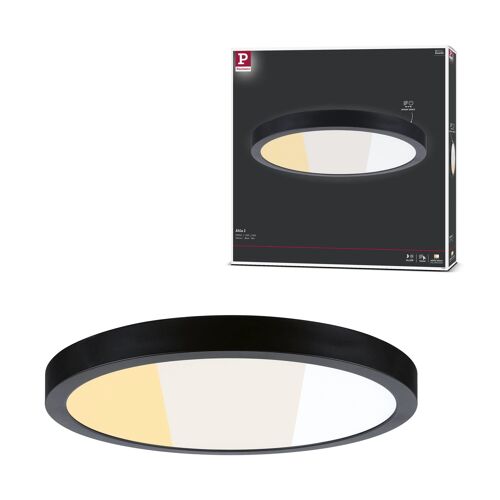 Panneau Led Abia 2 White Select Détecteur De Mouvement Crépusculaire (Hf) Rond 400mm 16w 1400lm 2700 - 4000k Noir
