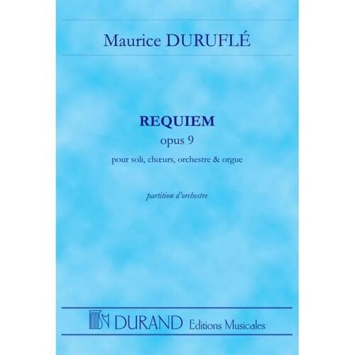 Requiem Opus 9 - Partition De Poche / Conducteur De Poche