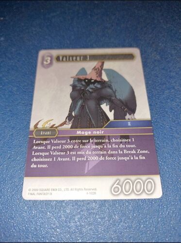 Valseur 3 4 102r Carte Card Final Fantasy 9