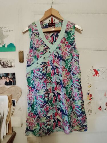 Robe Multicolore 42 Xl La Fiancée Du Mékong.