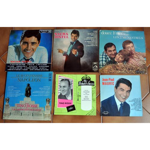 6 Vinyles De Variété