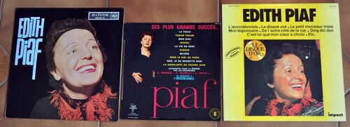 9 Vinyles Historiques Chanson Française