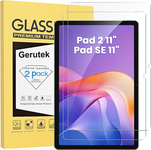 KALANKA-[Lot de 2 Verre Trempé Pour Xiaomi Redmi Pad 2 2025 / Redmi Pad SE 2023 (11 Pouces), 9H Dureté, Haute Définition, Anti Rayures, Sans Bulles, 2.5D Film Protection Écran Pour Redmi Pad 2 11