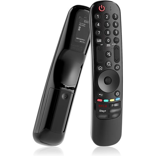 MEVRONISSHOP-MR21GA Télécommande pour LG Smart TV,Universelle Magic Remote AKB76037605 MR24GA MR23GA MR22GN MR21GA, Télécommande Compatible avec LG TV UHD OLED QNED UHD LED LCD Series,NO Pointeur & V