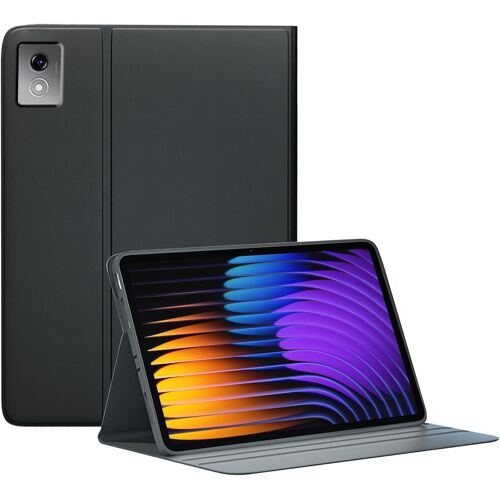 Coque pour Compatible avec Xiaomi Pad 7/7 Pro Couverture Intelligente Housse Etui Cuir Coque avec Support -Noir