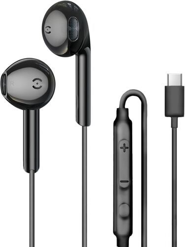 KALANKA-Écouteurs Filaire USB C pour Samsung Galaxy S25 S24 S23 S22 S21 Ultra FE Casque Filaire Audio USBC pour A16 A17 A36 A53 A55 A56 Z Fold Flip Ecouteur Type C pour iPhone 17 16 15 Pro Max Air