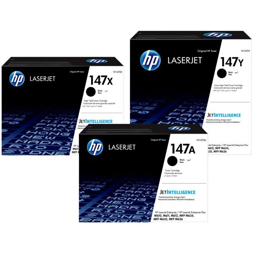 HP Toner noir extra grande capacité LaserJet authentique 147Y