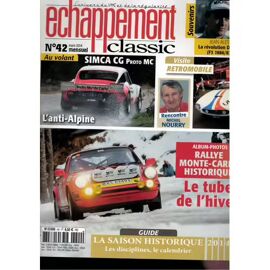 Echappement Classic 42 De 2014 Nourry,Simca Cg Proto Mc,Monte Carlo,Alesi