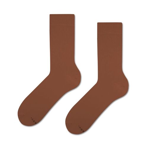 Zooksy Chaussettes Longues Coton Confortables Taille 41-46 Hazelnut Pleasure