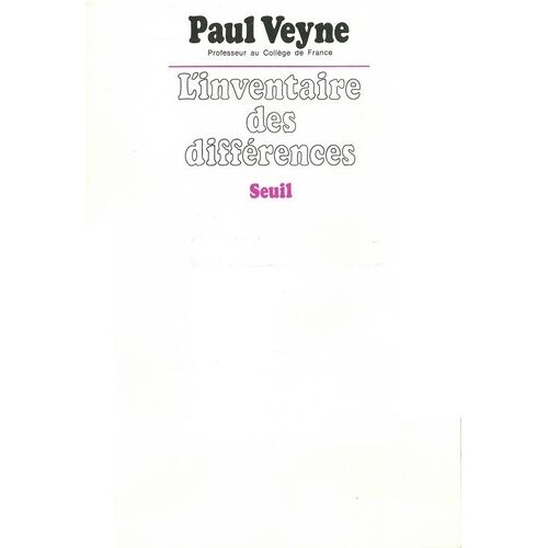 L'inventaire Des Différences