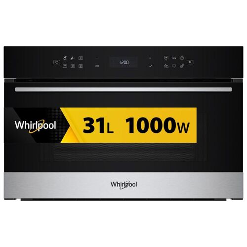 Whirlpool WMD7O4TX Noir, Acier inoxydable Micro-ondes grill Intégré 31 L 1000 W