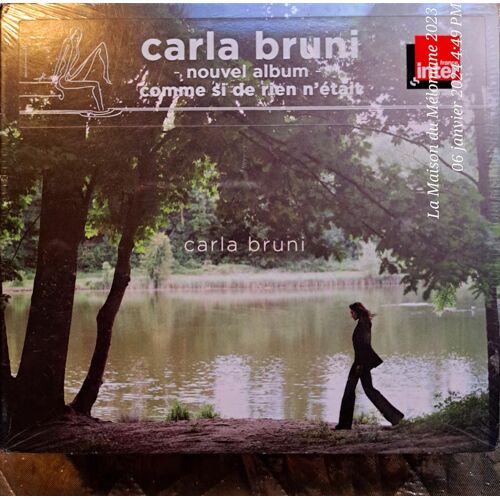 291 B Super Album Original Collection Carla Bruni Comme Si De Rien N'était