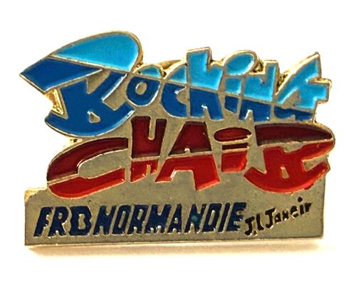 Pins Media Television Fr3 Normandie Rocking Chair / Signé Stadium