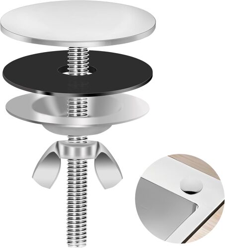 Jgd-Cache-Trou D'évier En Acier Inoxydable Pour Garder L'évier De Cuisine Propre (Argenté)