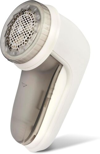 MEVRONISSHOP-ST11 Lot de 3 Lames en Acier Inoxydable, 2 Vitesses, 3 réglages Hauteur de Coupe, Dispositif de sécurité, bac à Peluches Amovible, Brosse à Dents de Nettoyage, Blanc