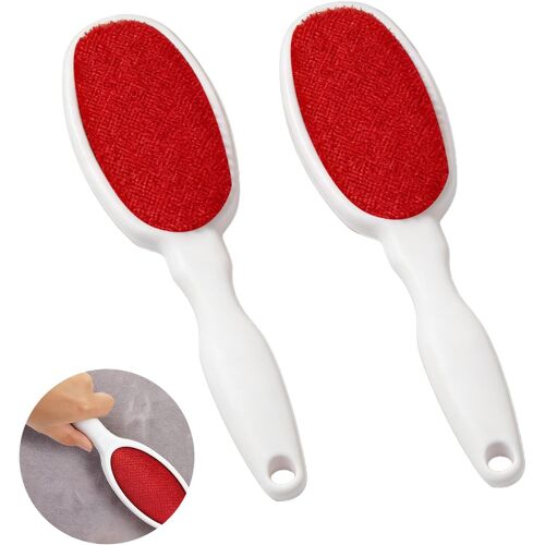 KALANKA-Lot De 2 Brosses À Peluches Double Face Brosse Vetement Anti Poils pour Vêtements Couvertures Anti Peluche Vetement Brosse À Vetement pour Chat Et Chien