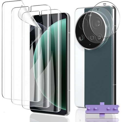 KALANKA-Protection D'écran pour Xiaomi 15 Ultra, 3 Pièces TPU Film Hydrogel Transparent HD Souple en TPU Film et 2 Pièces Protecteur D'objectif Caméra, Protection Écran Flexible