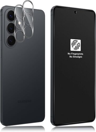 JGD-Couverture Complète Verre Trempé Mat pour Samsung Galaxy S26 Plus/ S26+ et Caméra Arrière Protecteur [2+2 Pièces], Anti-Reflet, Anti-Traces de Doigts, 9H Dureté Matt Protection écran