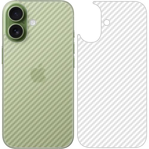 JGD-Film Protection Arriere Compatible avec iPhone 17, 4 Pièces 0.1mm Ultra-Mince Pet Doux Back Flim [Antidérapant] [Anti Empreintes Digitales]