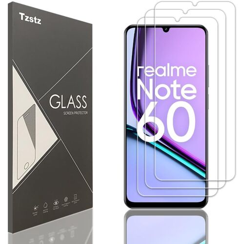 JGD-3 Pièces Verre Trempé D'écran Protecteur pour realme Note 60 Dureté 9H Anti Rayures HD Film de Protection D'écran