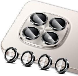 JGD-Verre Trempé Caméra pour Xiaomi Redmi Note 15 Pro 5G /15 Pro Plus/POCO M8 Pro, 2 Pièces Lentille Arrière Film Protection écran, Dureté 9H Camera Anti Rayures Haute Définition Sans Bulles