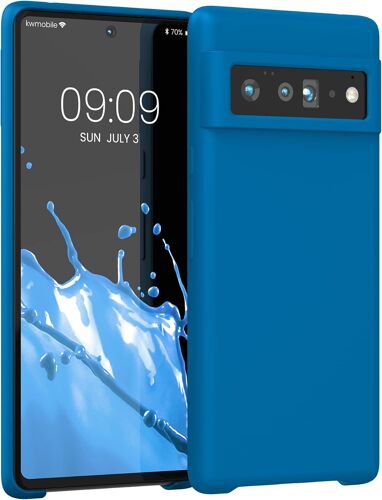 JGD-Housse Compatible avec Google Pixel 10 / Pixel 10 Pro Coque - Housse de téléphone Protection Souple en TPU Silicone - Bleu récif