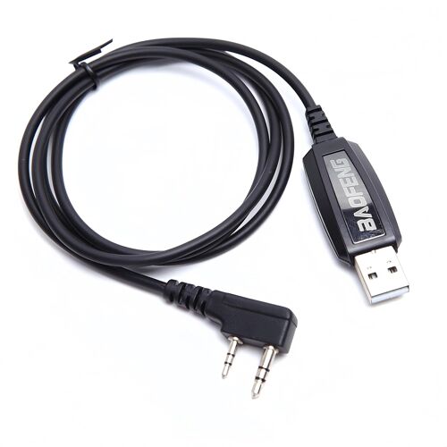 JGD-Câble de programmation USB pour Baofeng UV-5R, BF-888S, UV-K5, Kenwood | Puce CH340 sans pilote 2 broches | Compatible avec UV-82, GT-5R, BF-88E, RT-470X