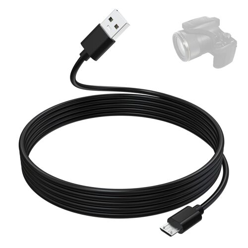 JGD-Câble de charge micro USB compatible avec Kodak Pixpro Astro Zoom AZ401 AZ421 AZ252 AZ901 FZ152-RD FZ53-RD FZ43, Easyshare Sport C123 C142 C143 C183 C195 C1505 C1530 C1555 0, 1,5 cm. M