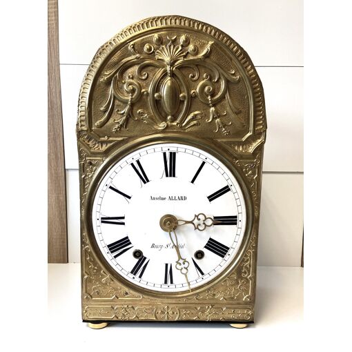 Grande Horloge Comtoise Morbier – 2,12 M – Poids Et Balancier – Fonctionnelle