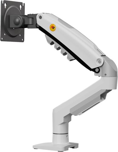 Ulteronixshop-Support Écran PC Moniteur, Bras Articulé Ergonomique Ressort à Gaz, 17-32 Pouces, VESA 75mm et 100mm, Rotatif à 360°