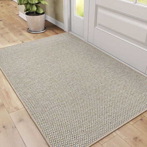 Ulteronixshop-Tapis Entree Interieur 90 X 140 Cm, Paillasson Antidérapant Et Résistant, Absorbant Et Lavable, Paillassons Anti-Saleté Pour Entrée, Porte Et Couloir, Beige