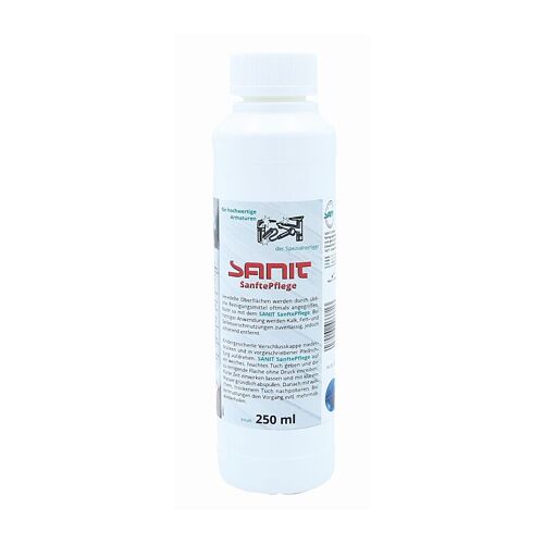 Gentle Care 3371 Nettoyant Spécial Pour Robinetterie De Haute Qualité, 250 Ml, Bouteille - Sanit